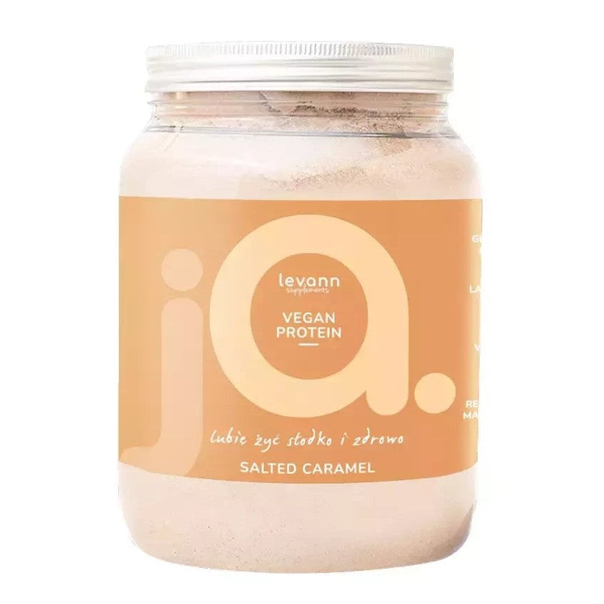 Levann jA Vegan Protein, Salted Caramel - 500g