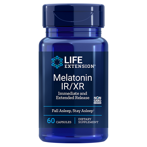 Life Extension Melatonin IR/XR - 60 caps