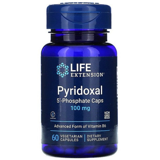 Life Extension Pyridoxal 5'-Phosphate Caps, 100mg - 60 vcaps