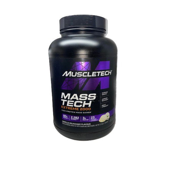 MuscleTech Mass-Tech Extreme 2000, Vanilla Milkshake - 2720g