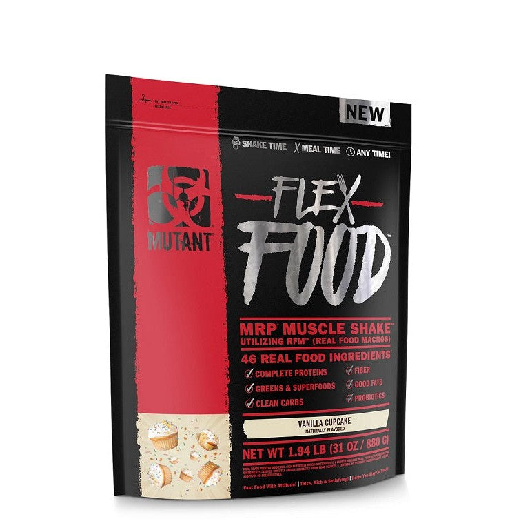 Mutant Flex Food, Vanilla Cupcake - 880g
