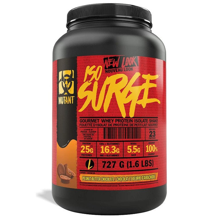 Mutant Iso Surge, Peanut Butter Chocolate - 727g