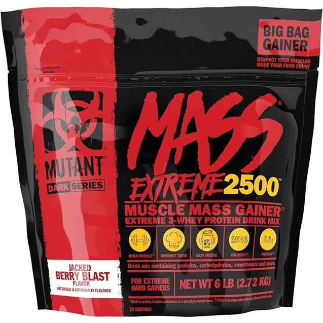 Mutant Mutant Mass Extreme 2500, Jacked Berry Blast - 2720g