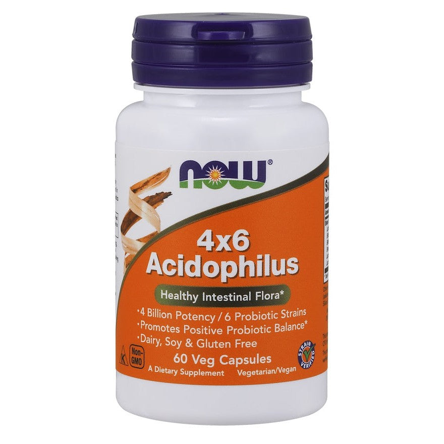 NOW Foods Acidophilus 4X6 - 60 vcaps