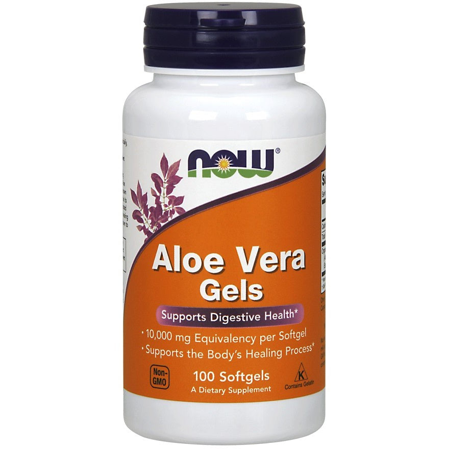 NOW Foods Aloe Vera Gels - 100 softgels