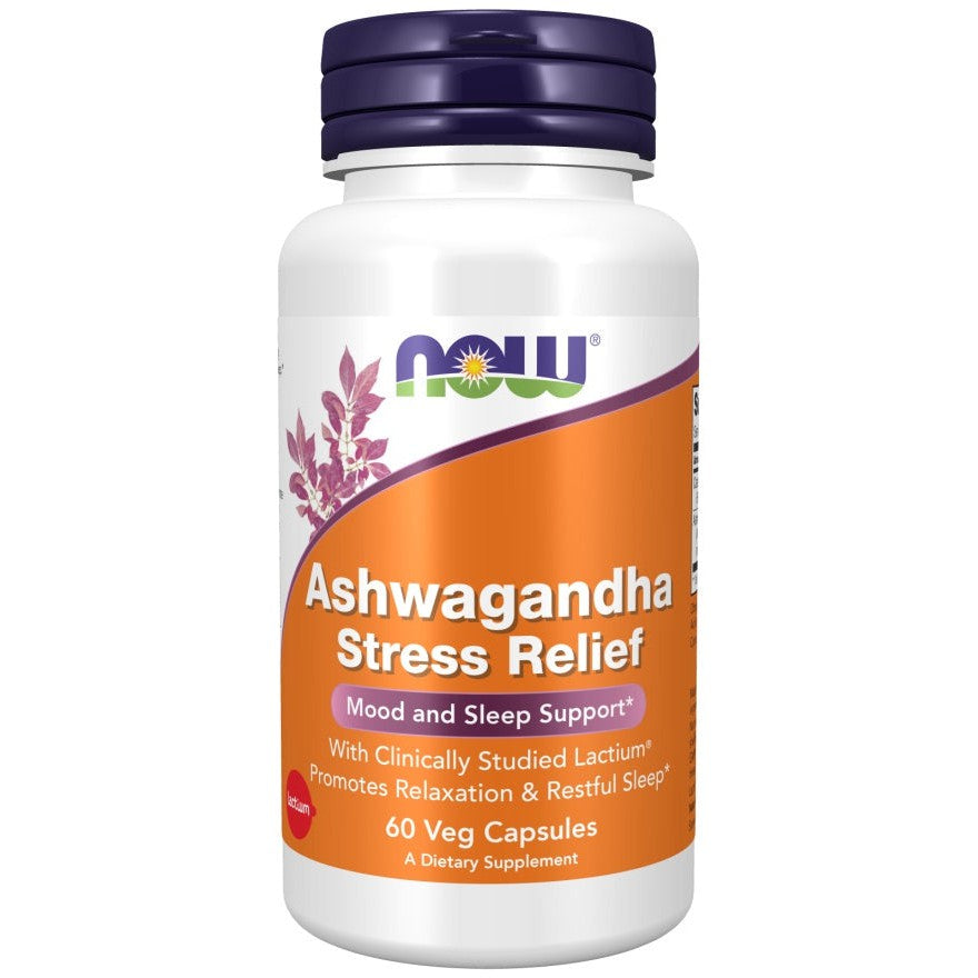 NOW Foods Ashwagandha Stress Relief - 60 vcaps