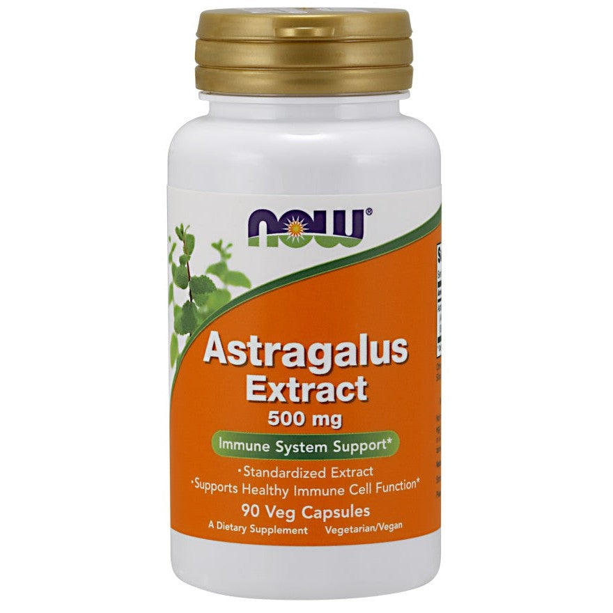 NOW Foods Astragalus Extract, 500mg - 90 vcaps