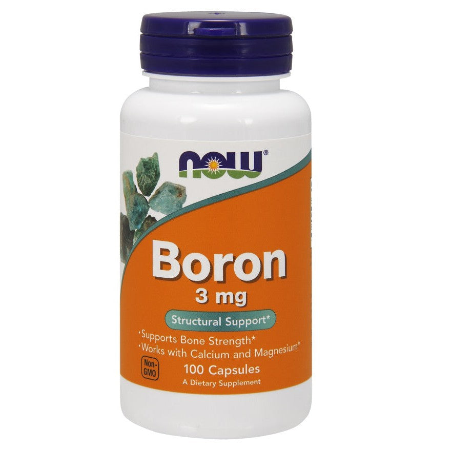 NOW Foods Boron, 3mg - 100 caps