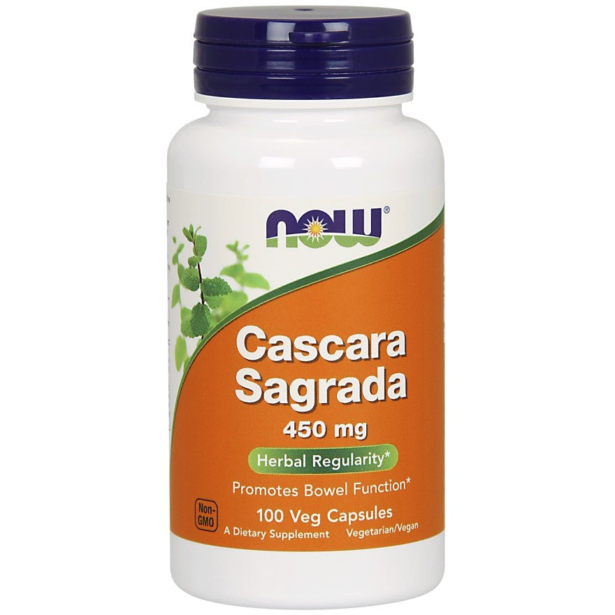 NOW Foods Cascara Sagrada, 450mg - 100 vcaps