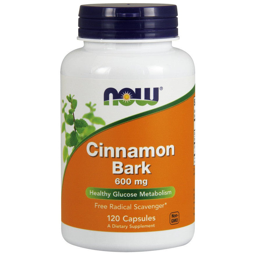 NOW Foods Cinnamon Bark, 600mg - 120 caps