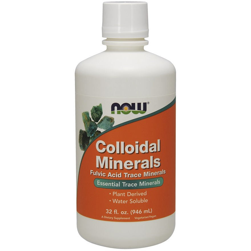 NOW Foods Colloidal Minerals, Raspberry - 946 ml.