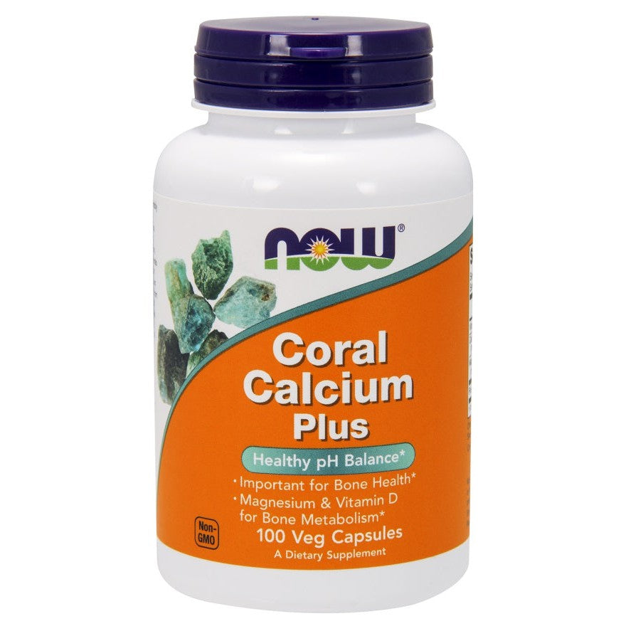 NOW Foods Coral Calcium Plus - 100 vcaps