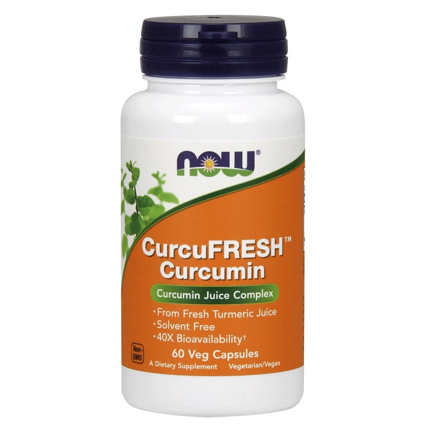NOW Foods CurcuFRESH Curcumin, Capsules - 60 vcaps