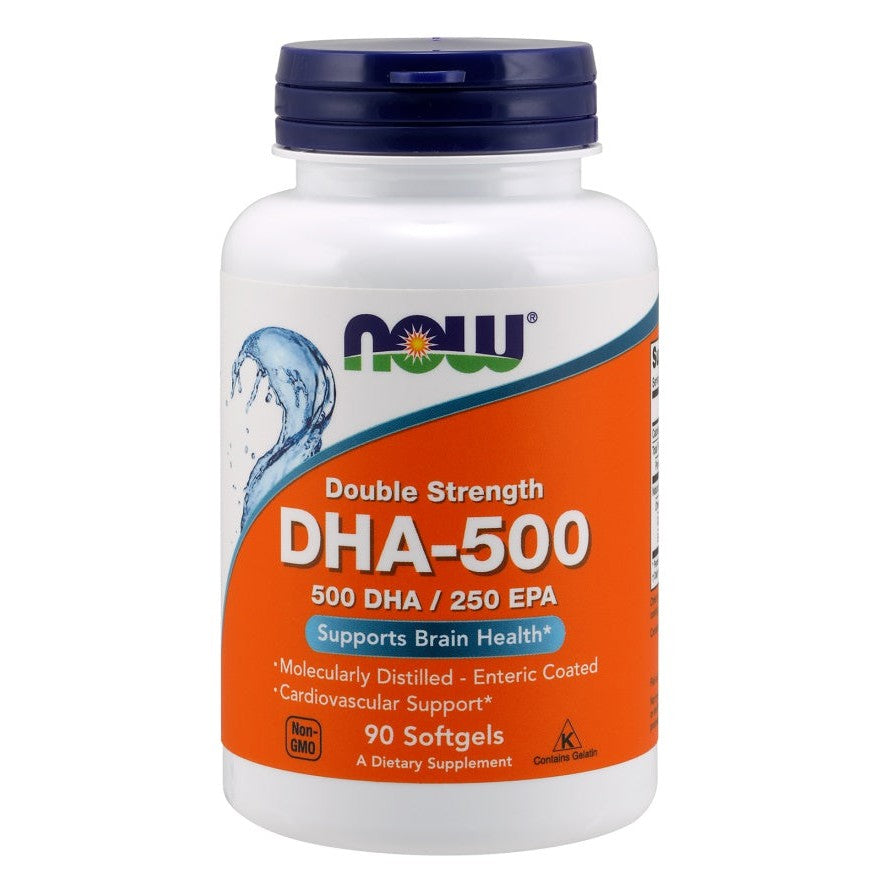 NOW Foods DHA-500, 500 DHA / 250 EPA - 90 softgels