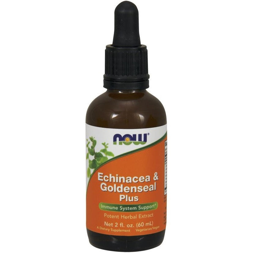 NOW Foods Echinacea & Goldenseal Plus - 60 ml.