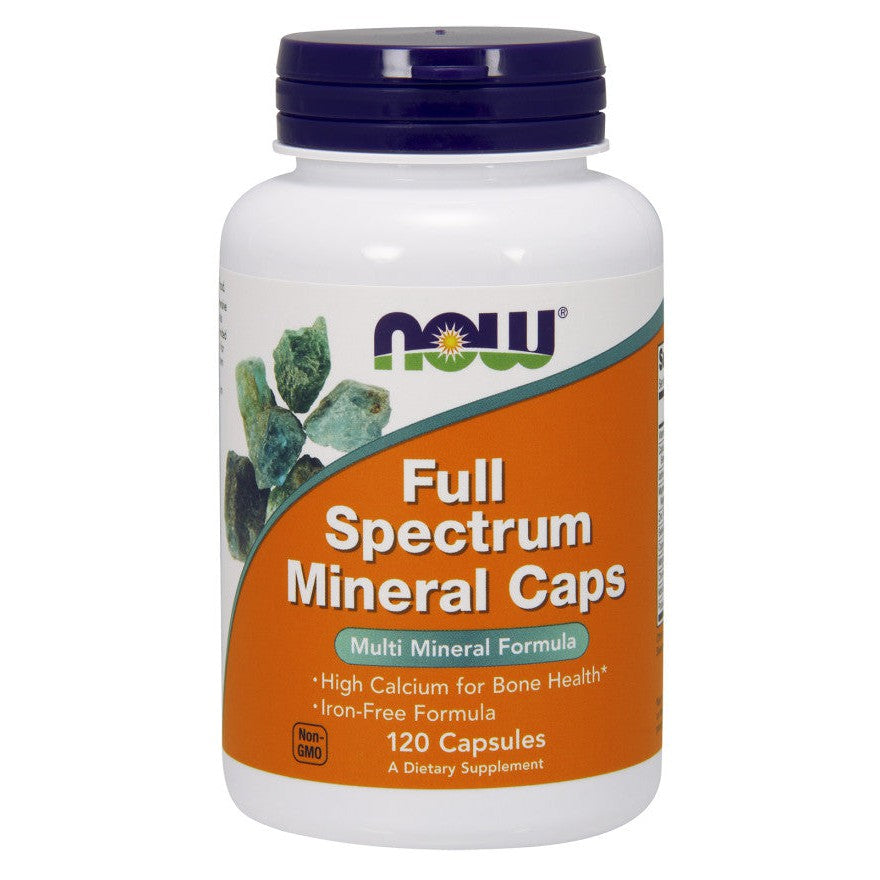 NOW Foods Full Spectrum Minerals, Iron-Free - 120 caps