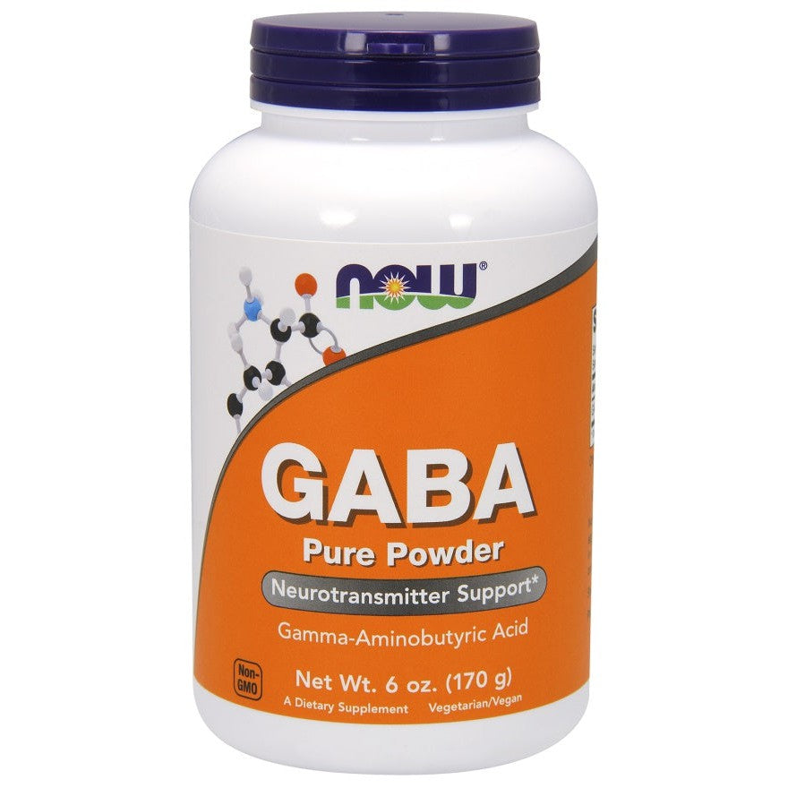 NOW Foods GABA, Pure Powder - 170g