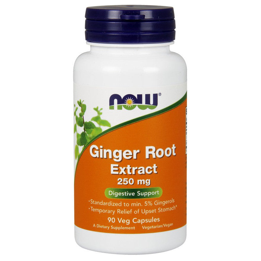 NOW Foods Ginger Root Extract, 250mg - 90 vcaps