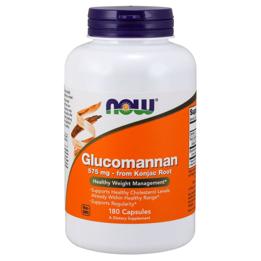 NOW Foods Glucomannan from Konjac Root, 575mg - 180 caps