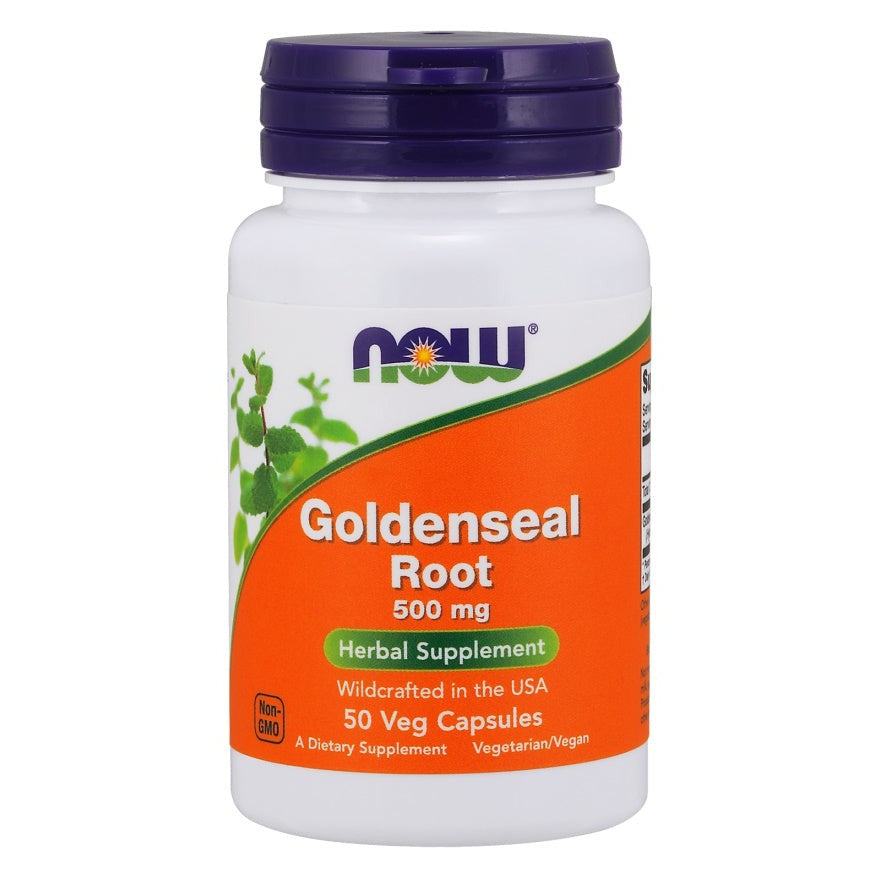 NOW Foods Goldenseal Root, 500mg - 50 vcaps