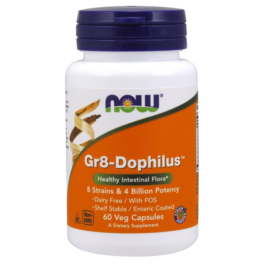 NOW Foods Gr8-Dophilus - 60 vcaps