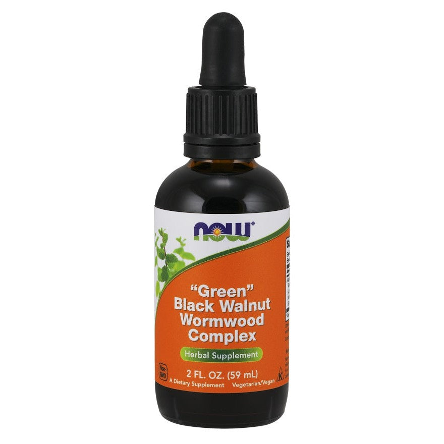 NOW Foods Green Black Walnut Wormwood Complex - 59 ml.