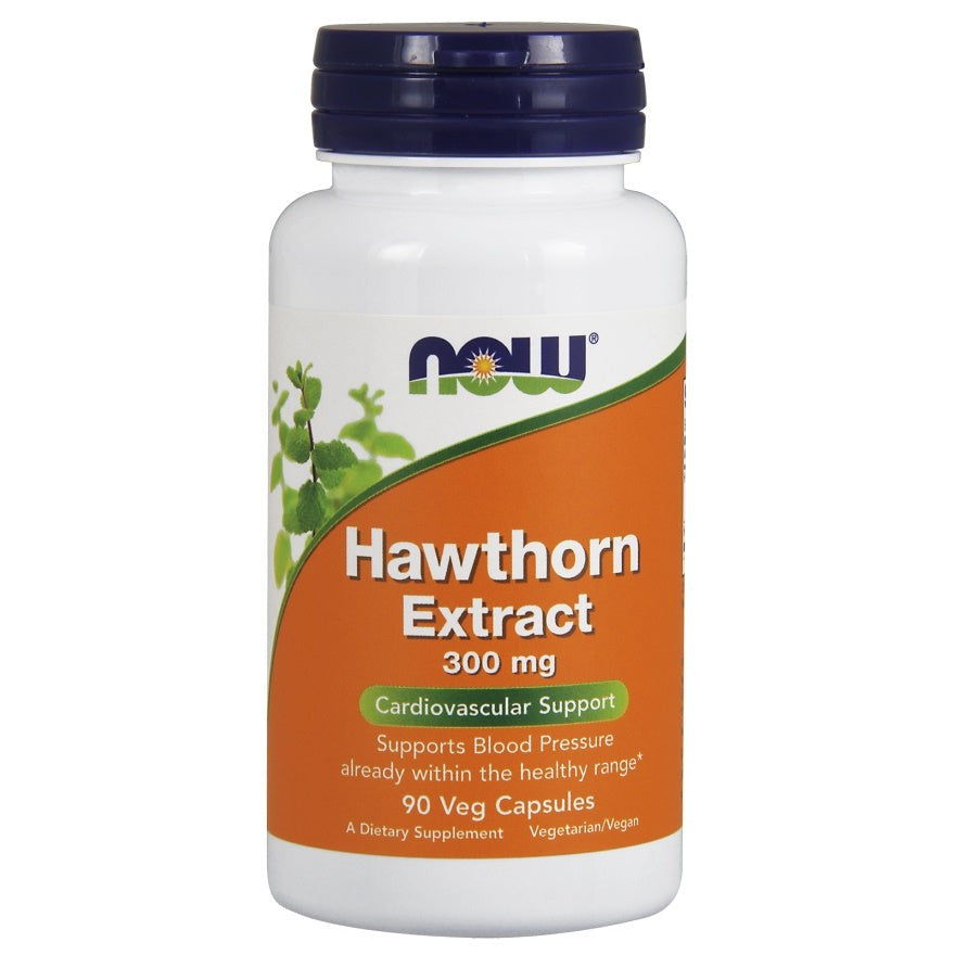 NOW Foods Hawthorn Extract, 300mg - 90 vcaps