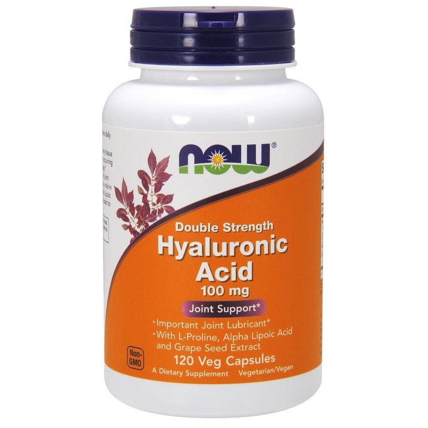 NOW Foods Hyaluronic Acid, 100mg Double Strength - 120 vcaps