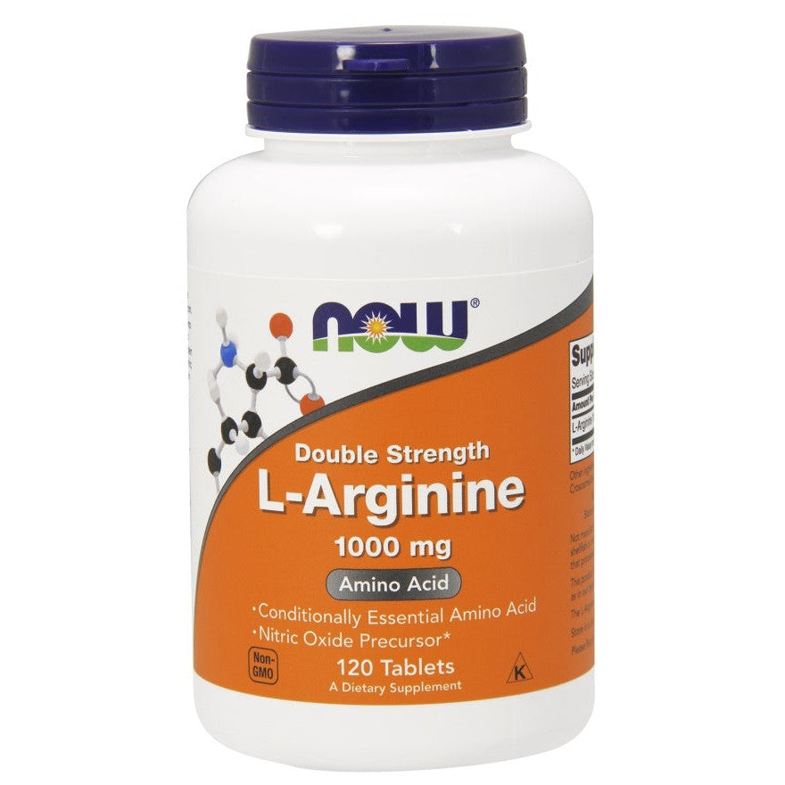 NOW Foods L-Arginine, 1000mg - 120 tablets