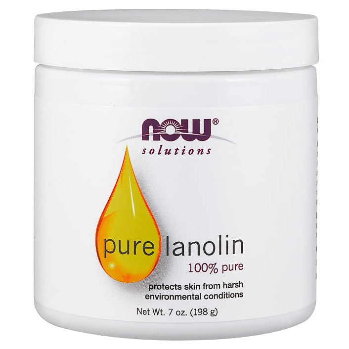 NOW Foods Lanolin, 100% Pure - 198g