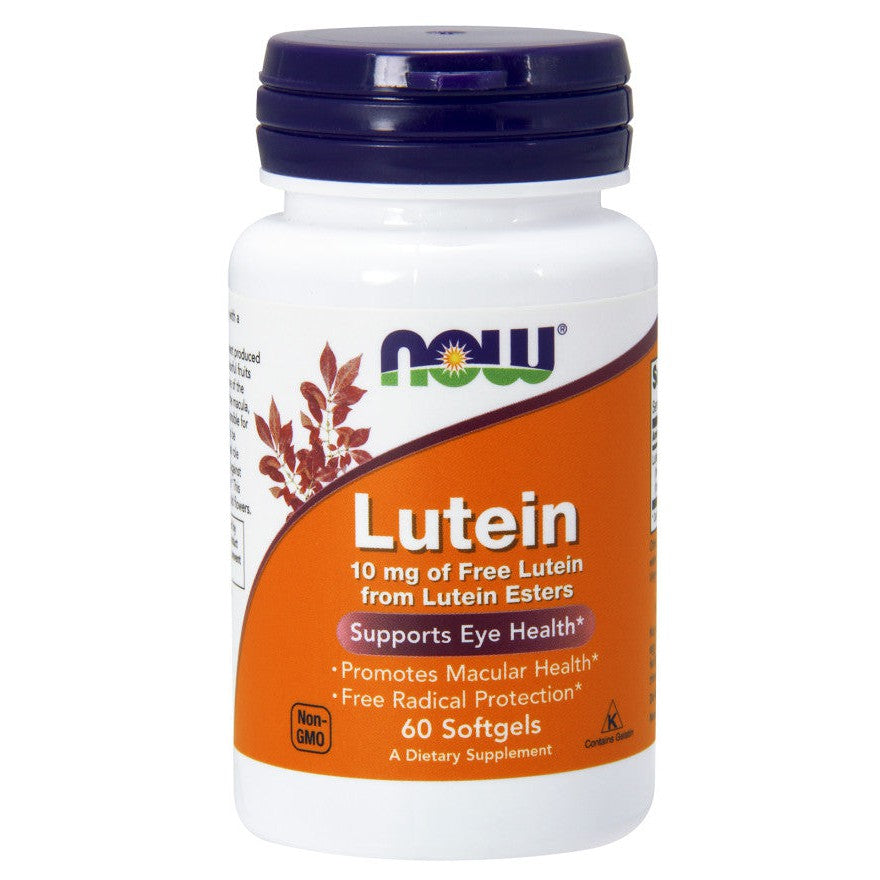 NOW Foods Lutein, 10mg - 60 softgels