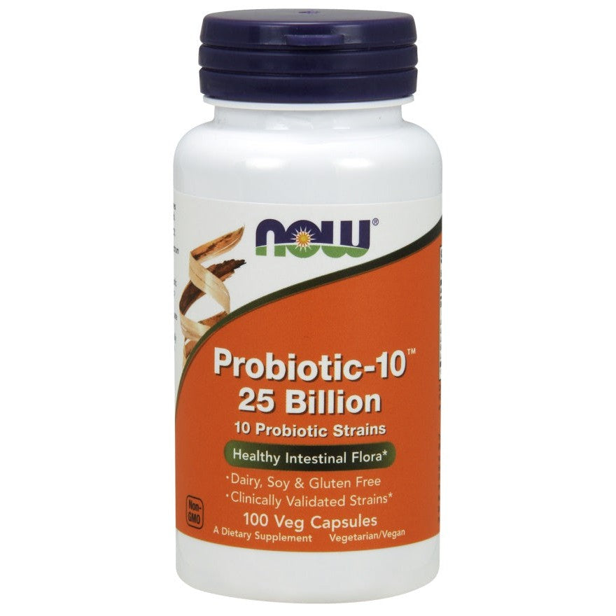 NOW Foods Probiotic-10, 25 Billion - 100 vcaps