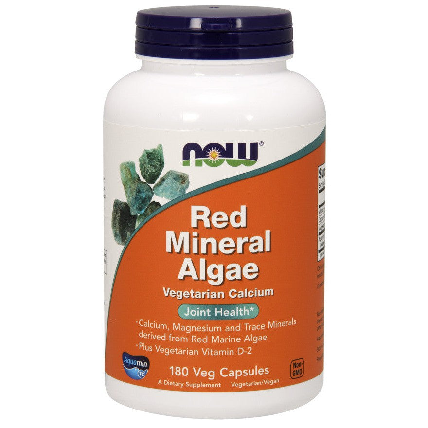 NOW Foods Red Mineral Algae - 180 vcaps