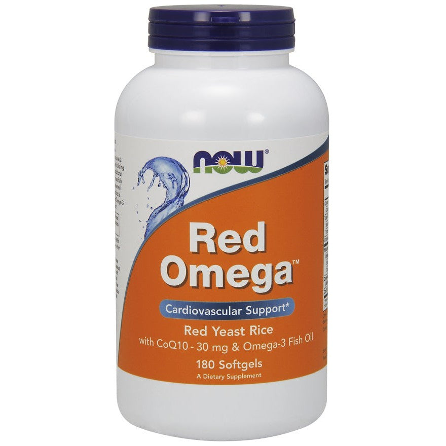 NOW Foods Red Omega (Red Yeast Rice) - 180 softgels