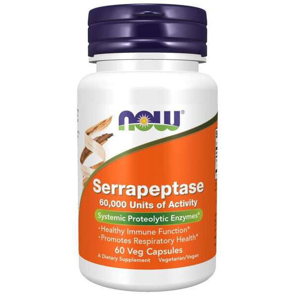 NOW Foods Serrapeptase - 60 vcaps