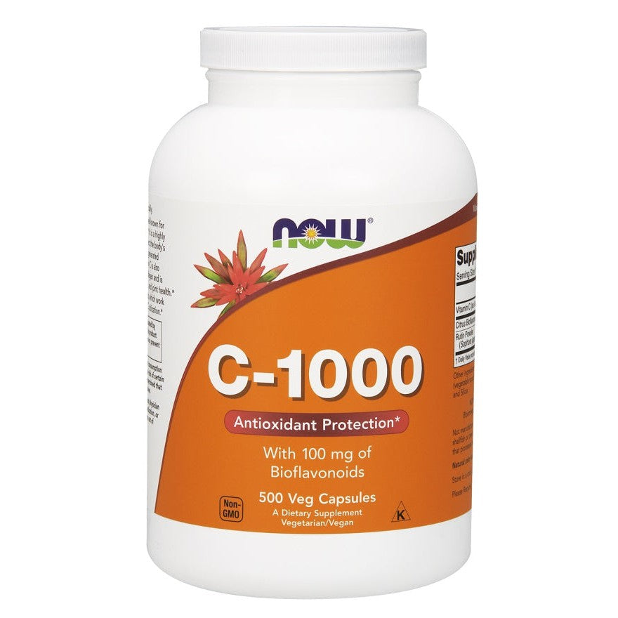 NOW Foods Vitamin C-1000 with 100mg Bioflavonoids - 500 vcaps