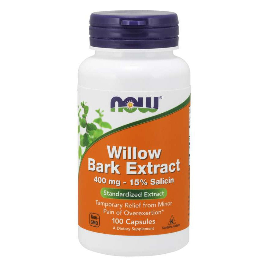 NOW Foods Willow Bark Extract, 400mg - 100 caps
