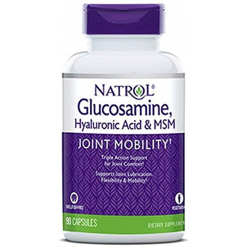 Natrol Glucosamine, Hyaluronic Acid & MSM - 90 caps