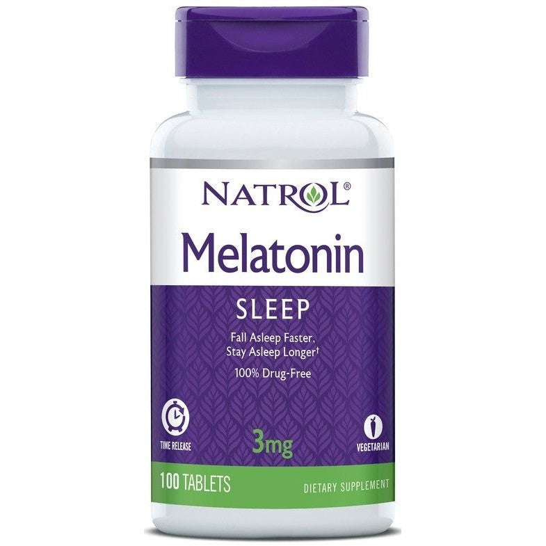 Natrol Melatonin Time Release, 3mg - 100 tabs