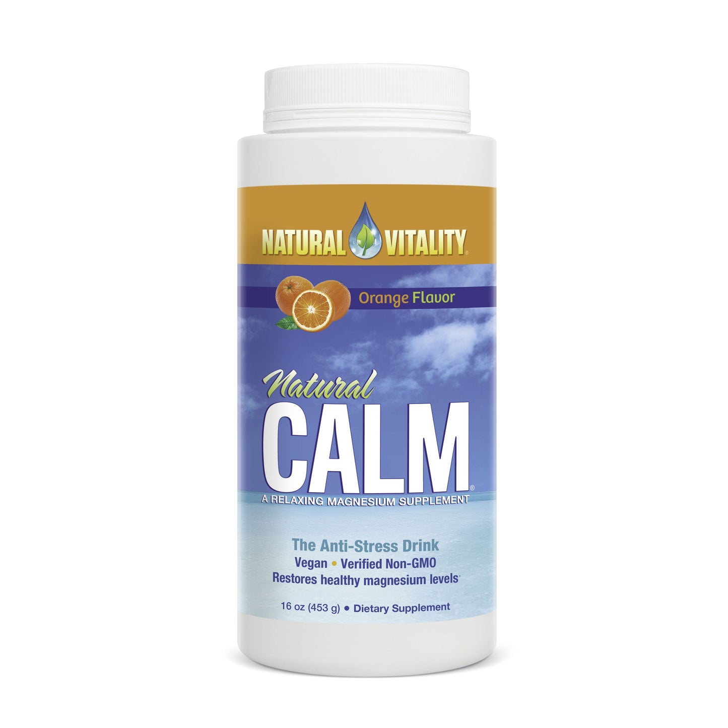 Natural Vitality Natural Calm, Orange - 453g