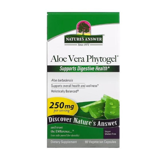 Nature's Answer Aloe Vera, 250mg - 90 vcaps