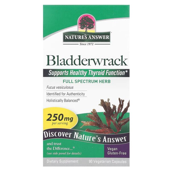 Nature's Answer Bladderwrack, 250mg - 90 vcaps