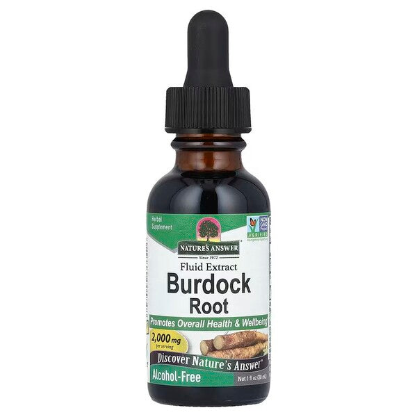 Nature's Answer Burdock Root, 2000mg - 30 ml.