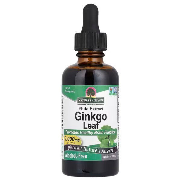 Nature's Answer Ginkgo Leaf, 2000mg - 60 ml.