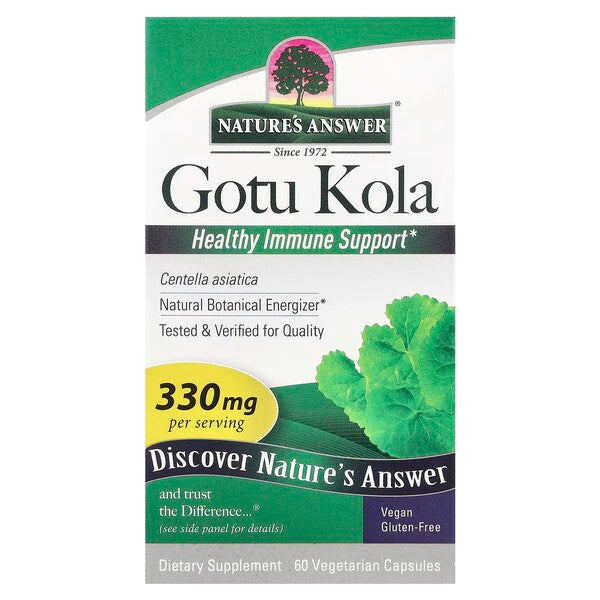 Nature's Answer Gotu Kola, 330mg - 60 vcaps