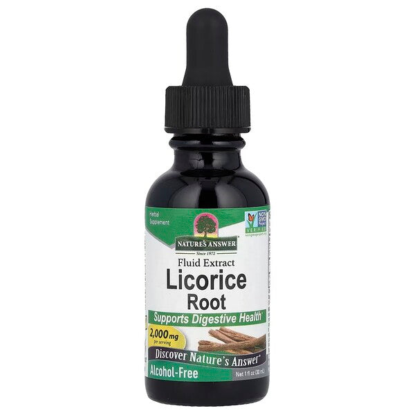 Nature's Answer Licorice Root, 2000mg - 30 ml.