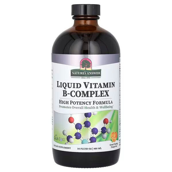 Nature's Answer Liquid Vitamin B-Complex, Tangerine - 480 ml.