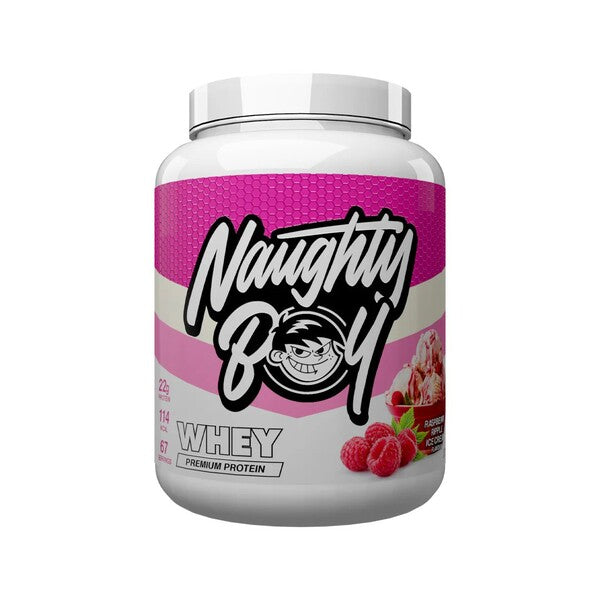 Naughty Boy Advanced Whey, Raspberry Ripple Ice Cream - 2010g