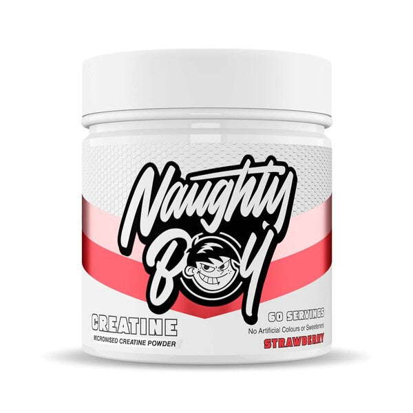 Naughty Boy Creatine, Strawberry - 300g