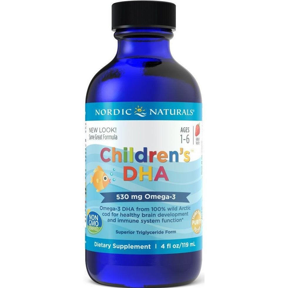 Nordic Naturals Children's DHA, 530mg Omega-3 Strawberry (EAN 768990567803) - 119 ml.